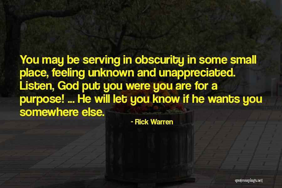 Small God Quotes By Rick Warren Small God Quotes By Rick Warren