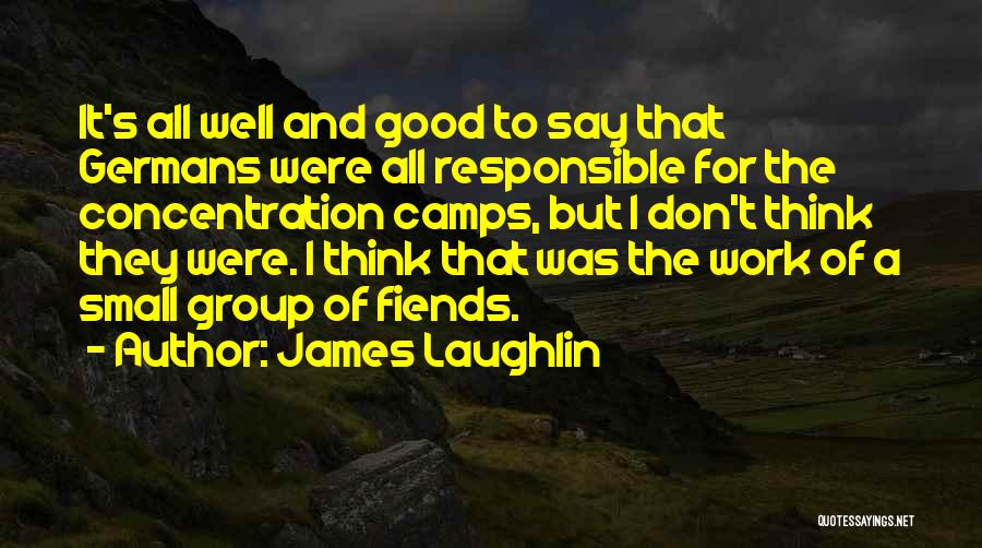 Small Group Work Quotes By James Laughlin