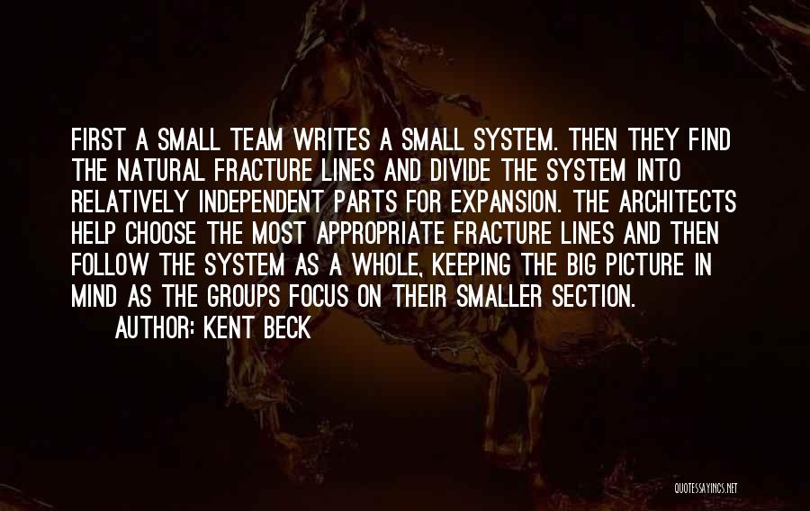 Small Groups Quotes By Kent Beck