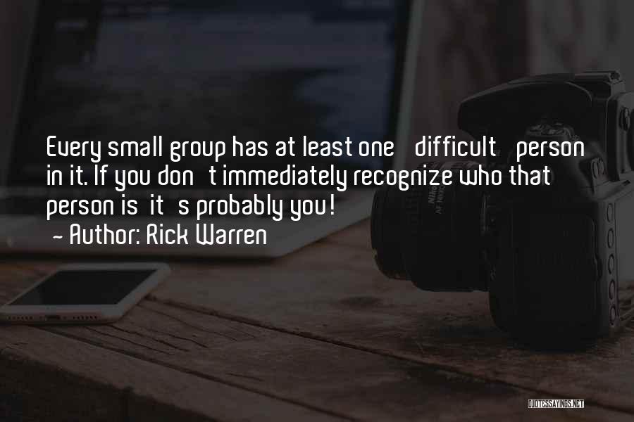 Small Groups Quotes By Rick Warren