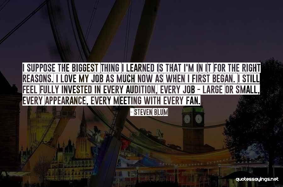 Small In Love Quotes By Steven Blum Small In Love Quotes By Steven Blum