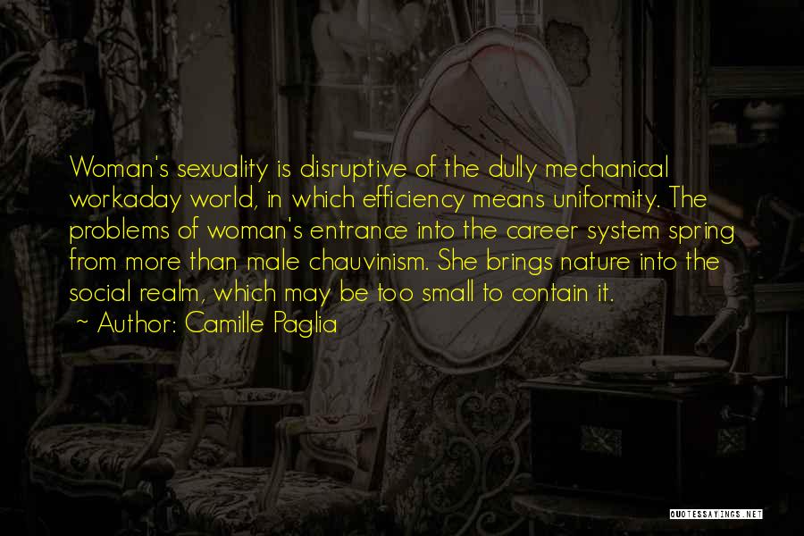 Small In Nature Quotes By Camille Paglia