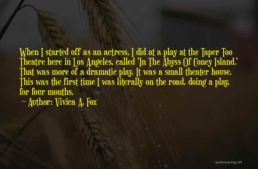 Small Island Quotes By Vivica A. Fox