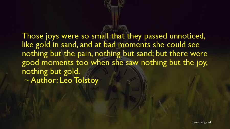 Small Joys Quotes By Leo Tolstoy