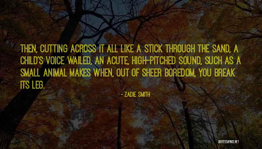 Small Leg Quotes By Zadie Smith Small Leg Quotes By Zadie Smith