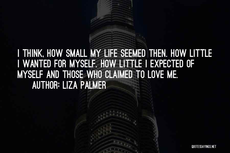 Small Life And Love Quotes By Liza Palmer