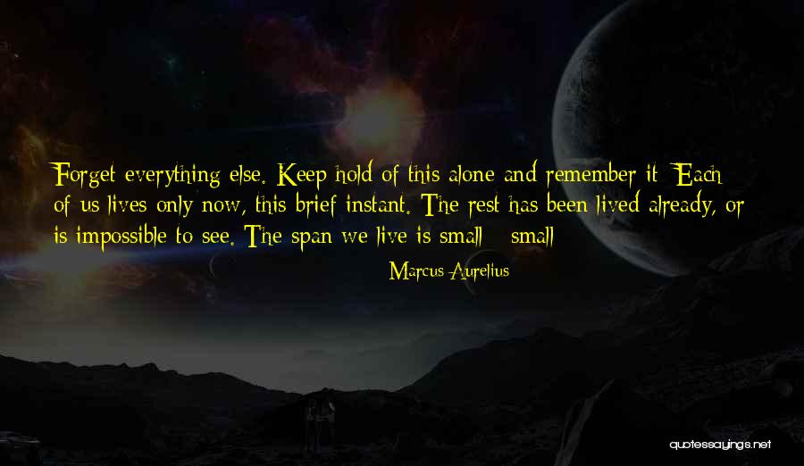 Small Lives Quotes By Marcus Aurelius Small Lives Quotes By Marcus Aurelius