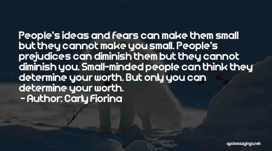 Small Minded Quotes By Carly Fiorina