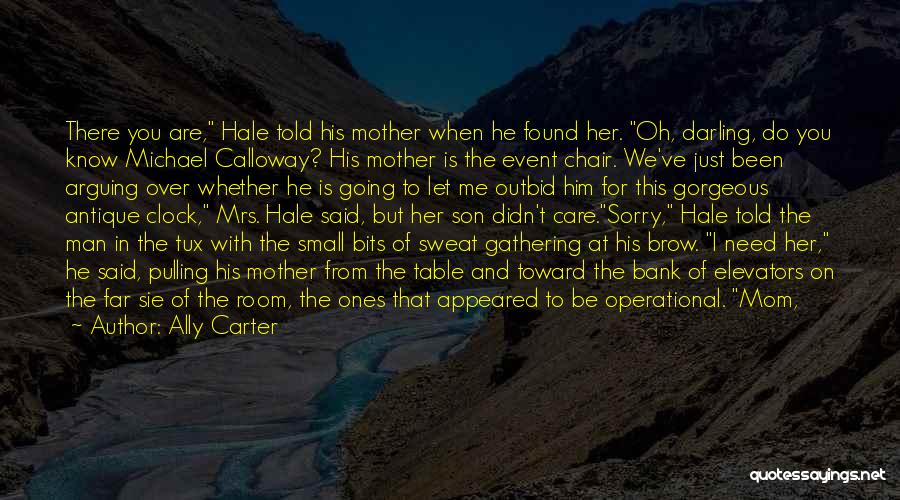 Small Mother And Son Quotes By Ally Carter