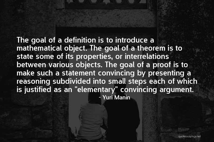 Small Objects Quotes By Yuri Manin Small Objects Quotes By Yuri Manin
