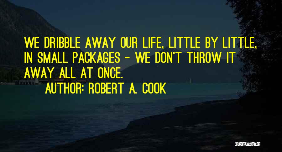 Small Packages Quotes By Robert A. Cook