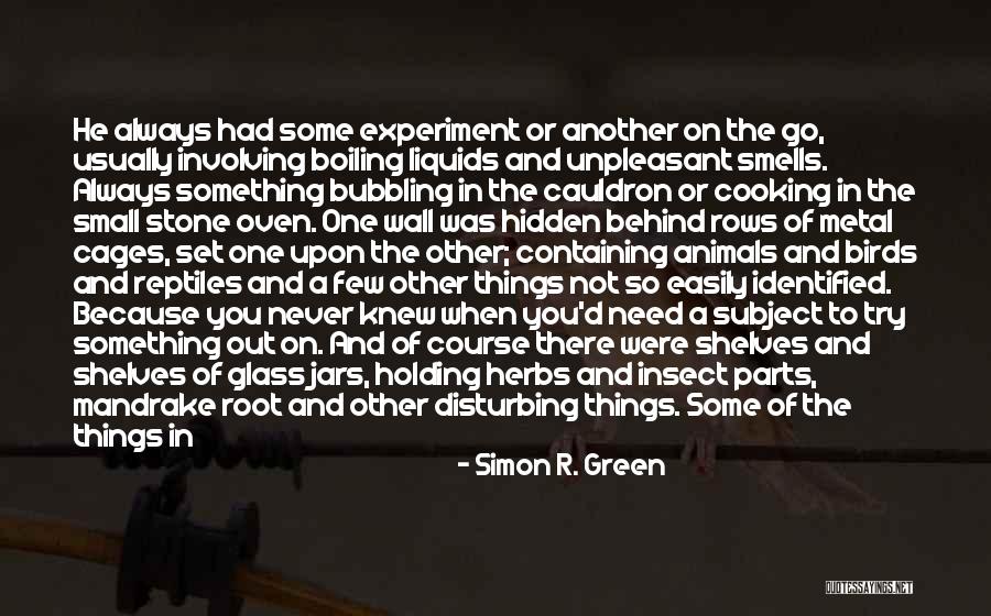 Small Parts Quotes By Simon R. Green