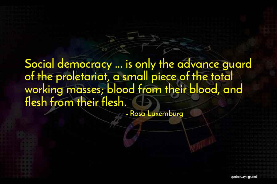 Small Piece Quotes By Rosa Luxemburg