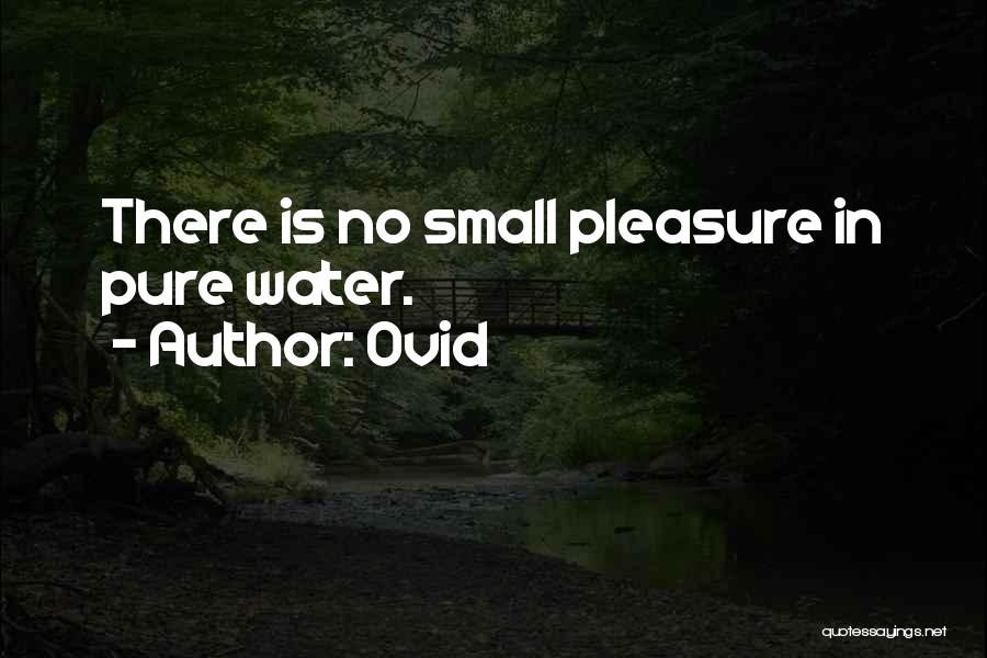 Small Pleasures Quotes By Ovid