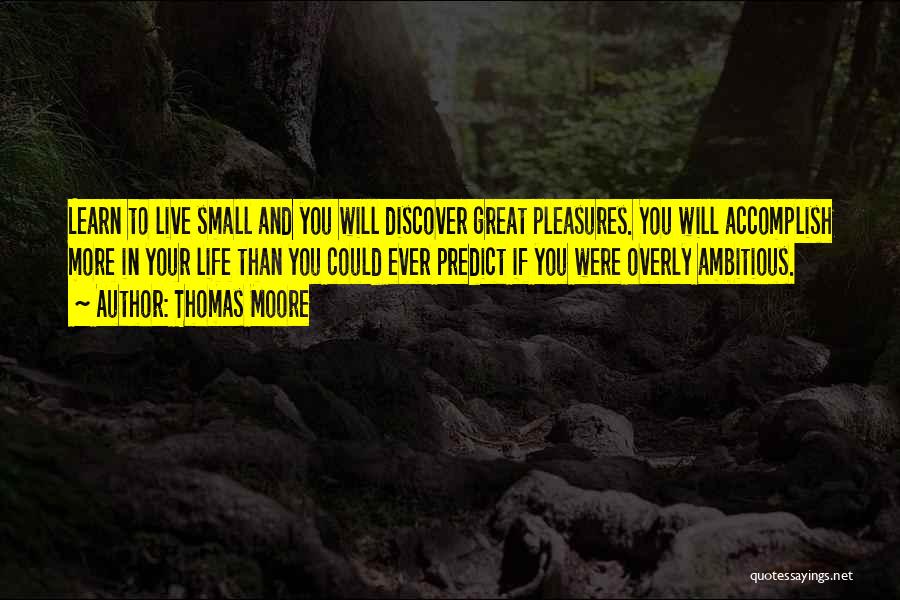 Small Pleasures Quotes By Thomas Moore