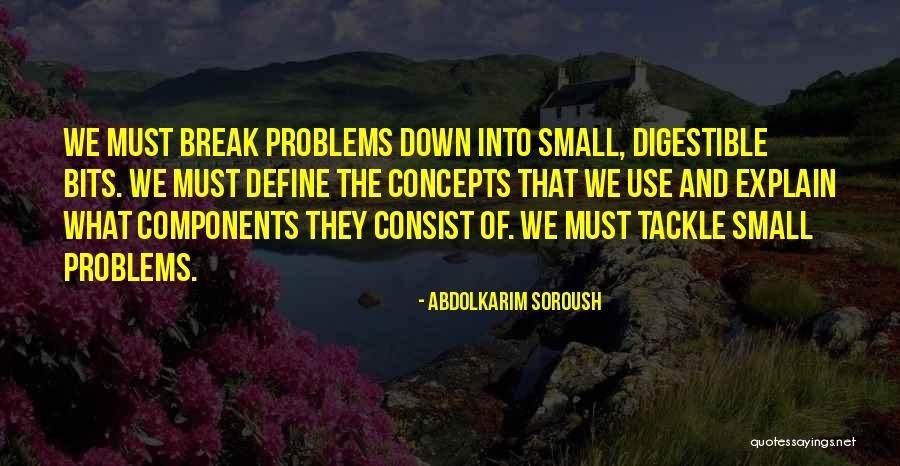 Small Problems Quotes By Abdolkarim Soroush Small Problems Quotes By Abdolkarim Soroush