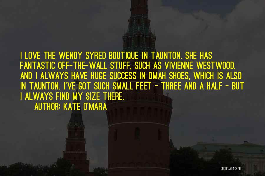 Small Size Quotes By Kate O'Mara