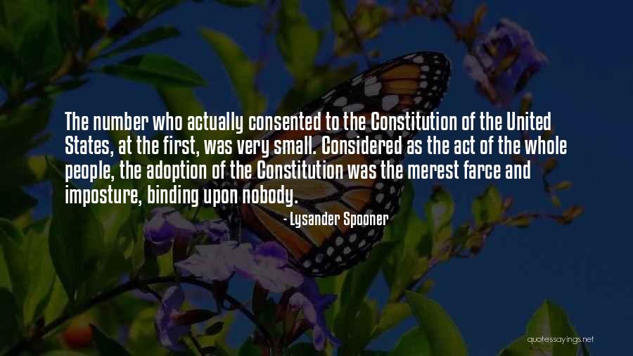 Small States Quotes By Lysander Spooner