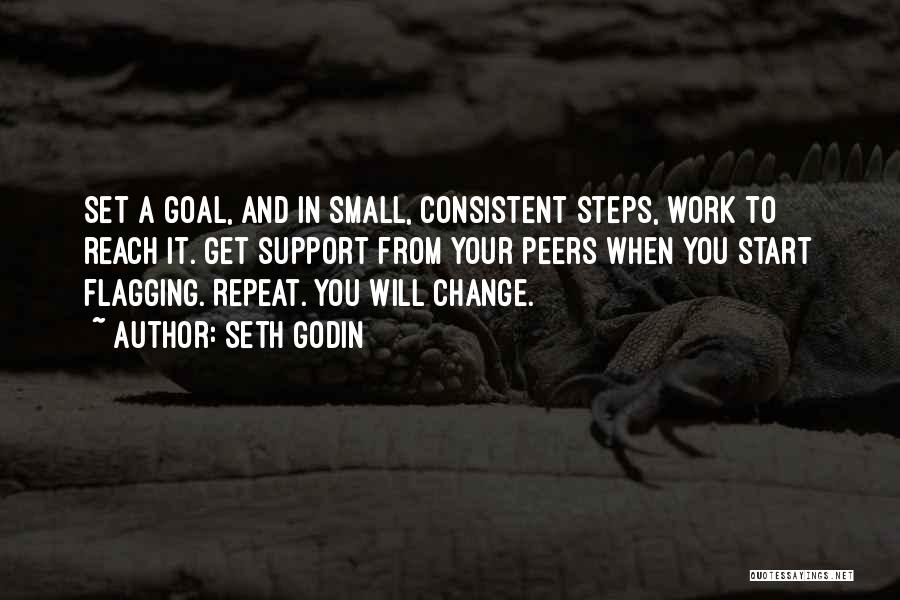 Small Steps Inspirational Quotes By Seth Godin