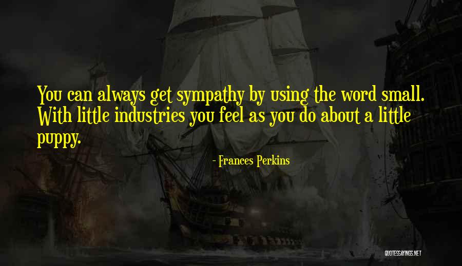 Small Sympathy Quotes By Frances Perkins Small Sympathy Quotes By Frances Perkins