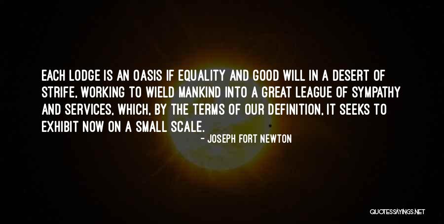 Small Sympathy Quotes By Joseph Fort Newton Small Sympathy Quotes By Joseph Fort Newton