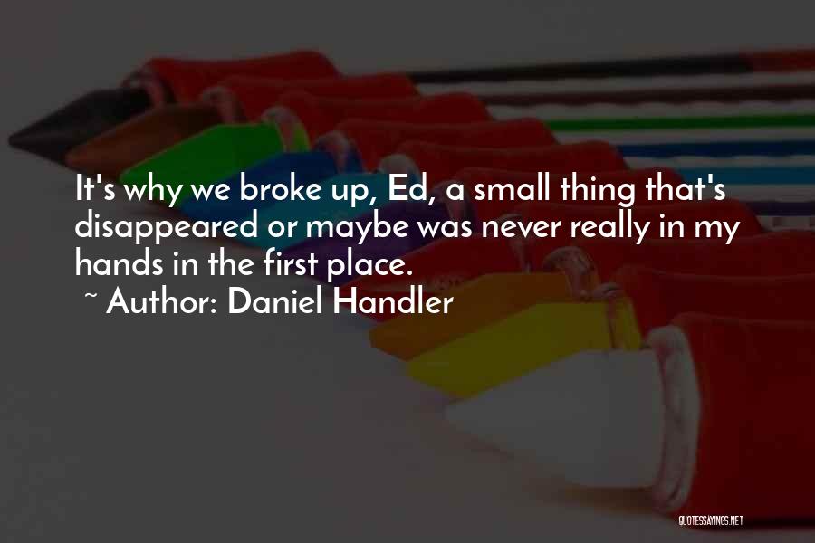 Small Thing Quotes By Daniel Handler