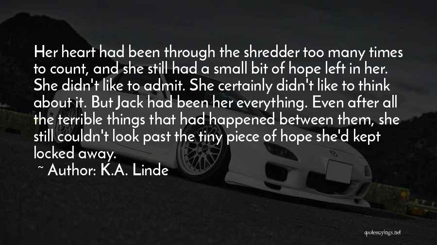 Small Things Count Quotes By K.A. Linde