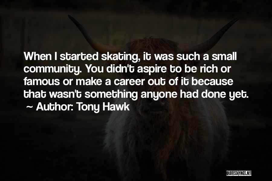 Small Things Famous Quotes By Tony Hawk