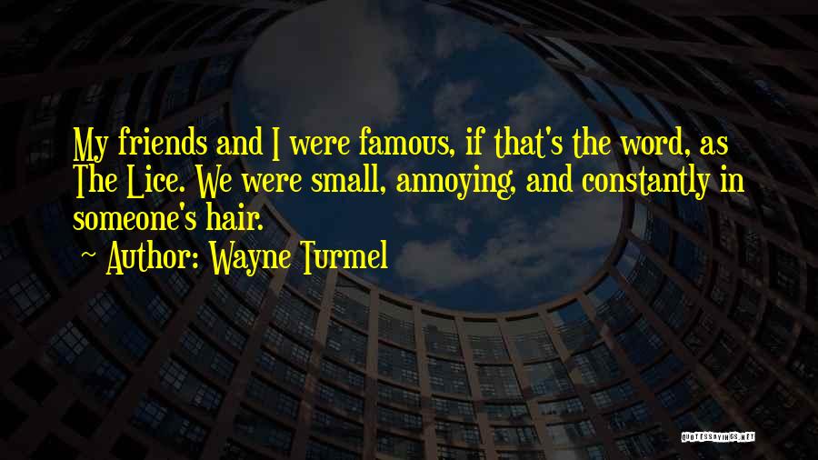 Small Things Famous Quotes By Wayne Turmel