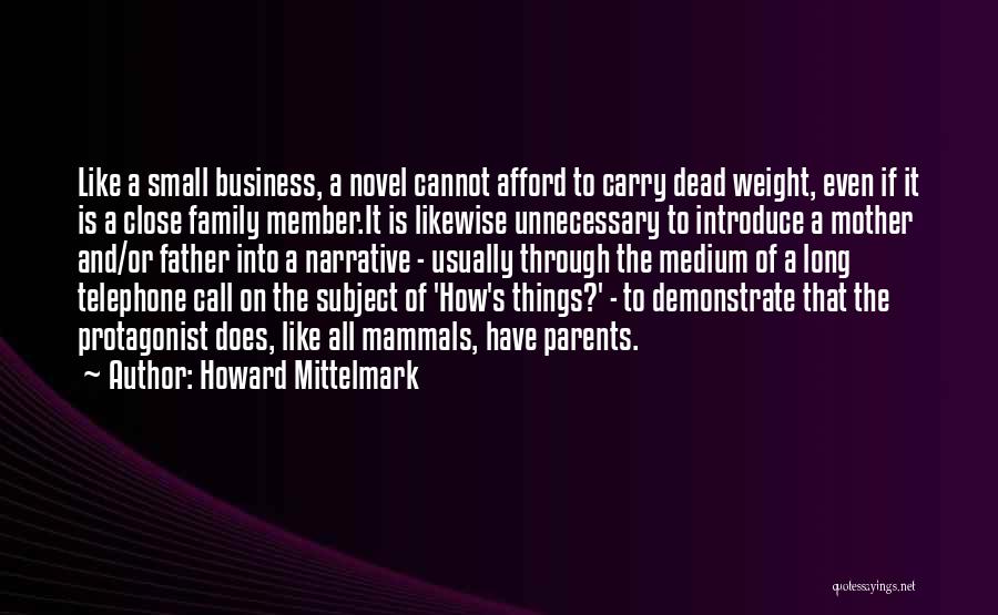 Small Things Funny Quotes By Howard Mittelmark