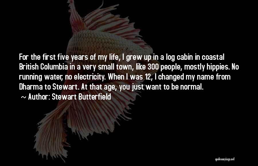 Small Town Life Quotes By Stewart Butterfield
