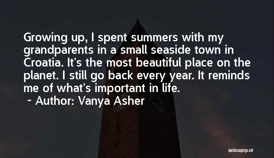 Small Town Life Quotes By Vanya Asher