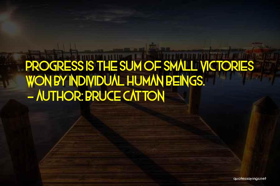 Small Victories Quotes By Bruce Catton