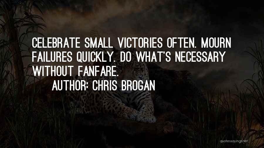 Small Victories Quotes By Chris Brogan