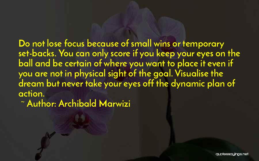 Small Wins Quotes By Archibald Marwizi