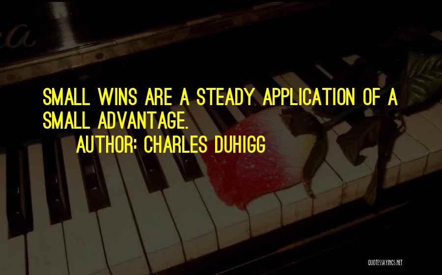 Small Wins Quotes By Charles Duhigg