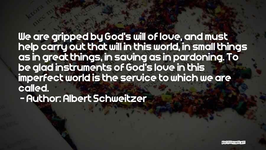 Small World Love Quotes By Albert Schweitzer