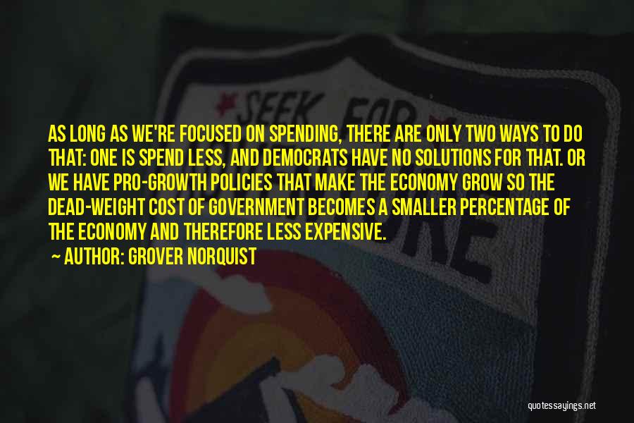 Smaller Government Quotes By Grover Norquist