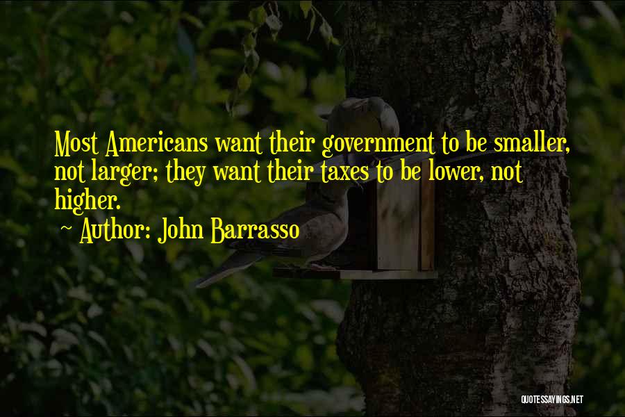 Smaller Government Quotes By John Barrasso