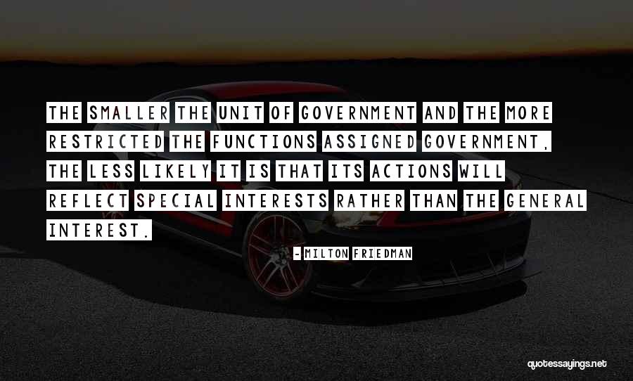 Smaller Government Quotes By Milton Friedman Smaller Government Quotes By Milton Friedman