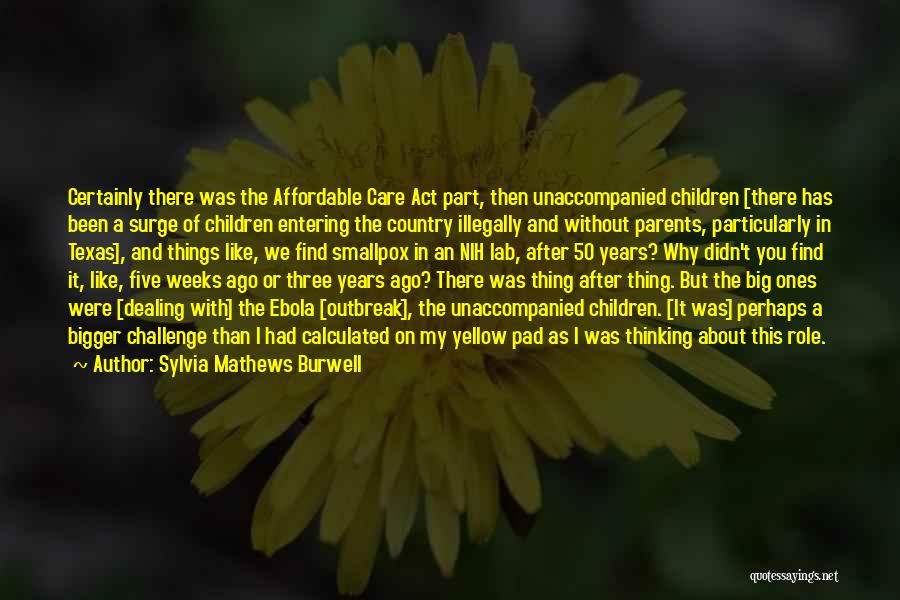 Smallpox Best Quotes By Sylvia Mathews Burwell