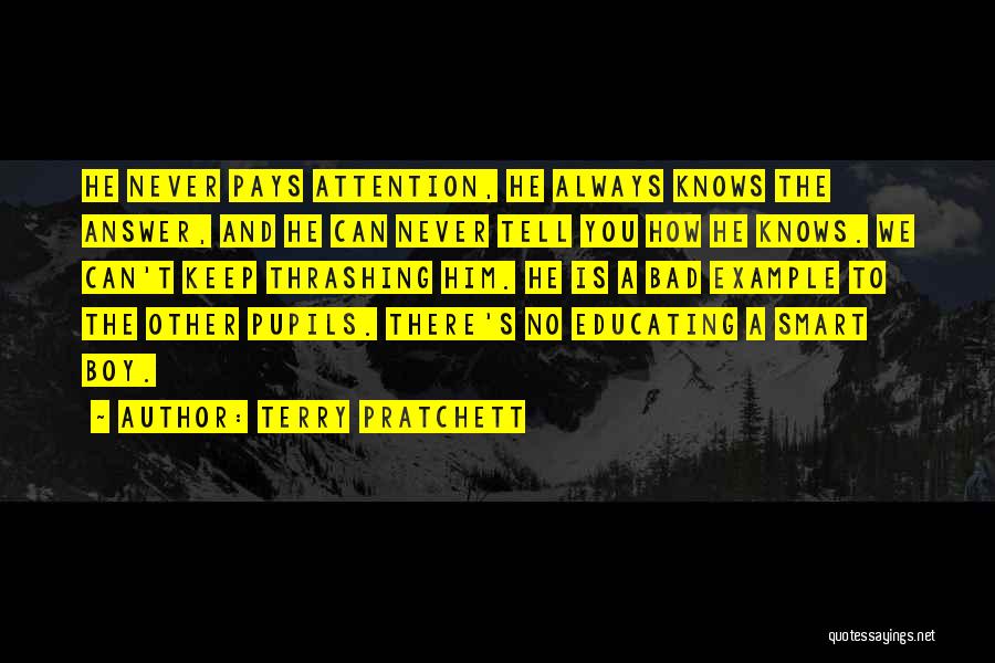 Smart Answer Quotes By Terry Pratchett