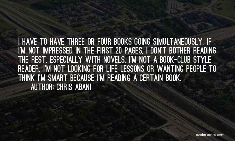 Smart Book Quotes By Chris Abani
