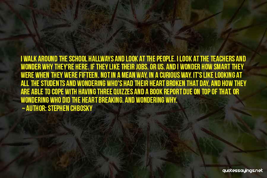 Smart Book Quotes By Stephen Chbosky