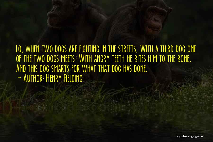 Smart Dogs Quotes By Henry Fielding