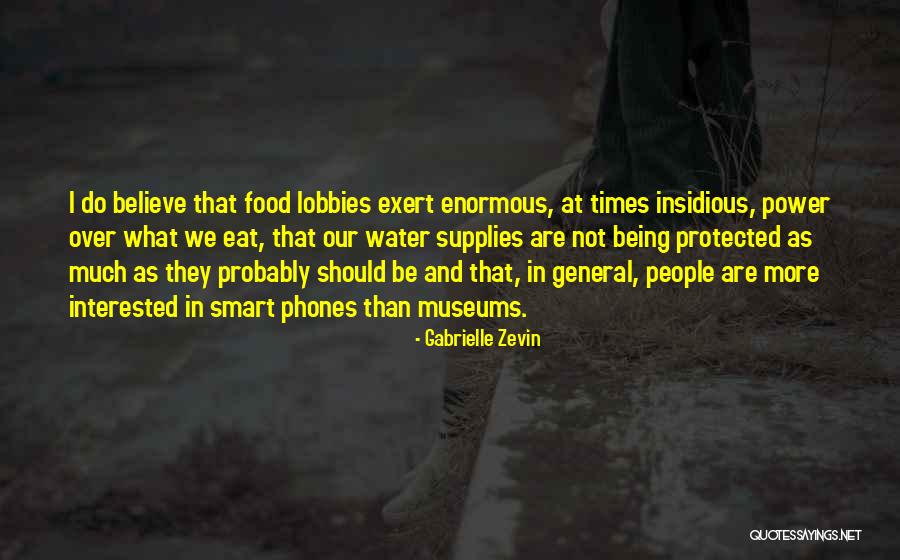 Smart Food Quotes By Gabrielle Zevin