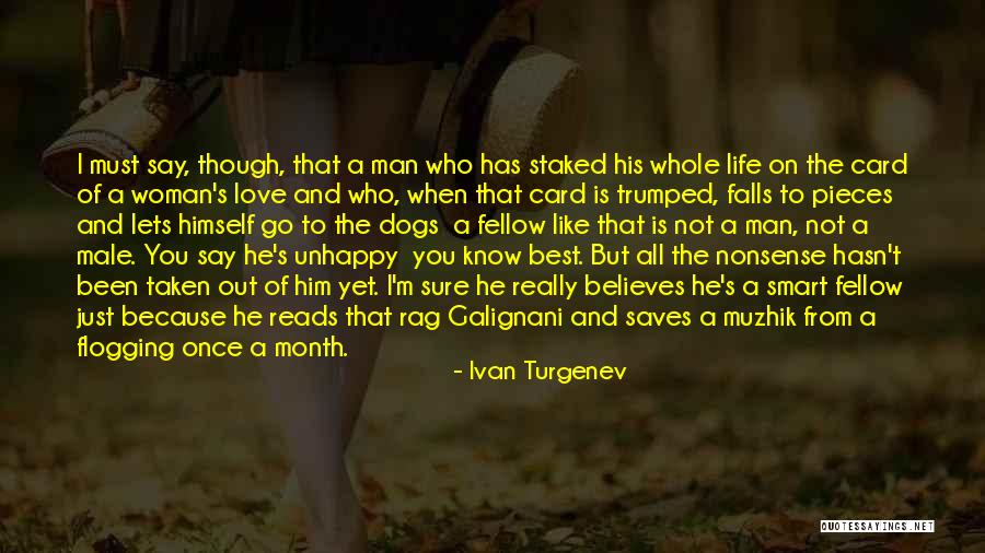 Smart Love Quotes By Ivan Turgenev Smart Love Quotes By Ivan Turgenev