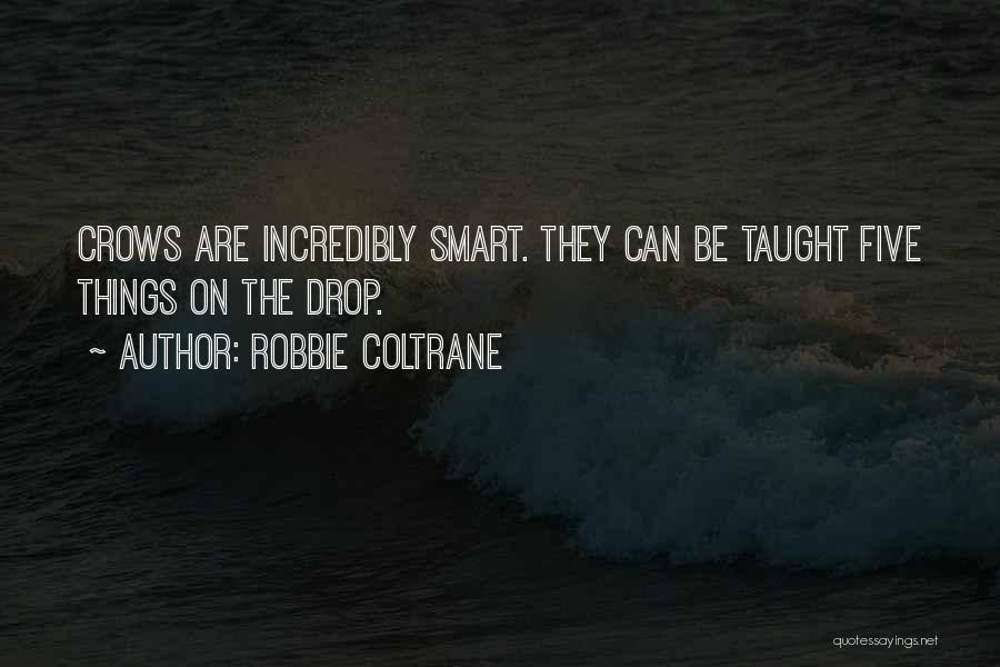 Smart Things Quotes By Robbie Coltrane