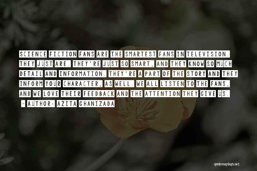 Smartest Love Quotes By Azita Ghanizada