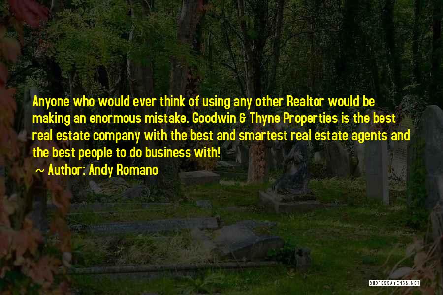Smartest Quotes By Andy Romano